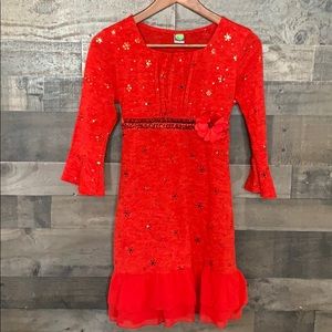 Red Holiday Dollie & Me Dress